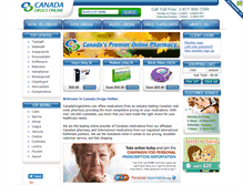 Tablet Screenshot of canadadrugsonline.com
